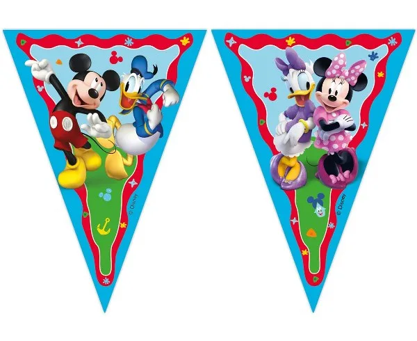 Τριγωνικά Σημαιάκια Mickey Rock The House 230cm