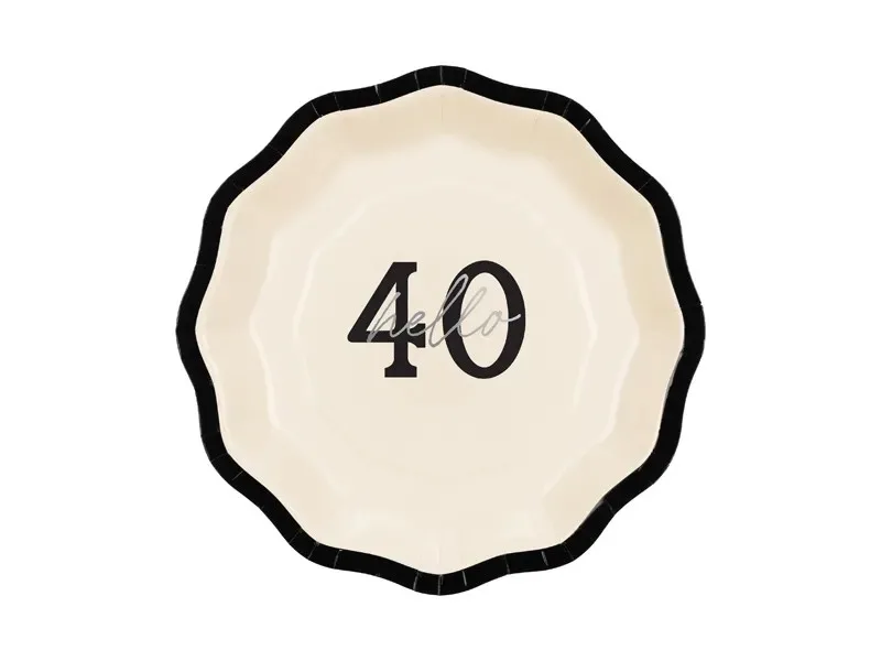 Πιάτα "Hello 40" (6 τεμ)