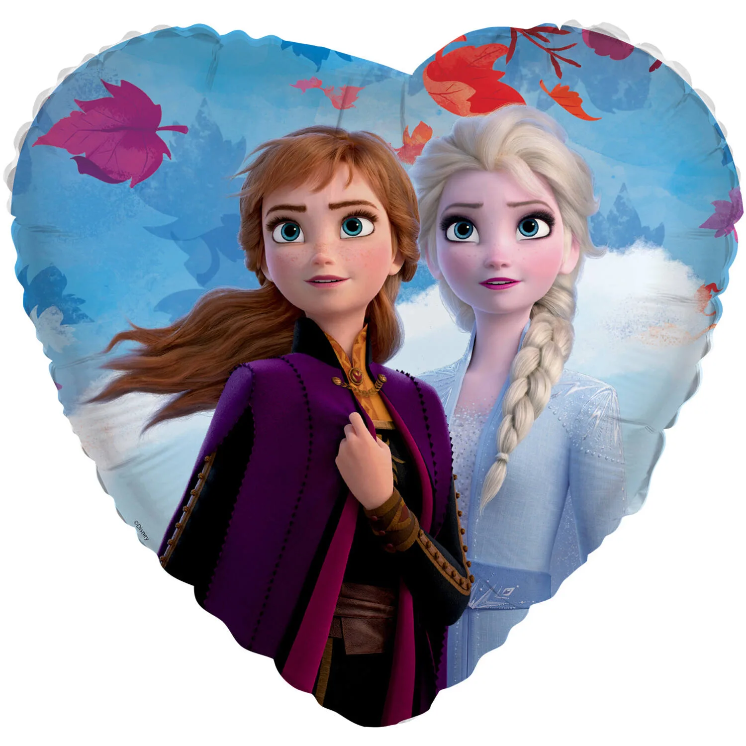 18" Μπαλόνι Καρδιά Frozen - Άννα &amp; Έλσα
