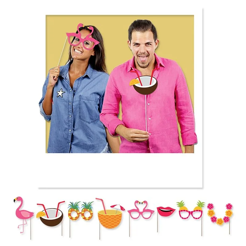 Photobooth Props – Tropical (8 τεμ)