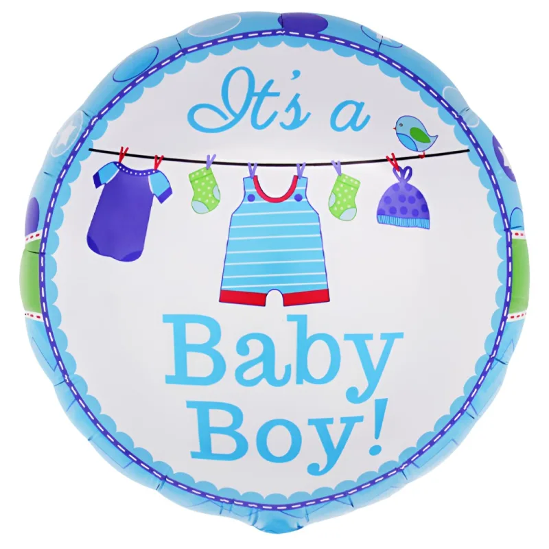 18″ Μπαλόνι Γέννησης Μπουγάδα Baby Boy