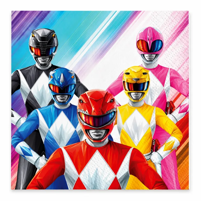 Χαρτοπετσέτες – Power Rangers (20 Τεμ)