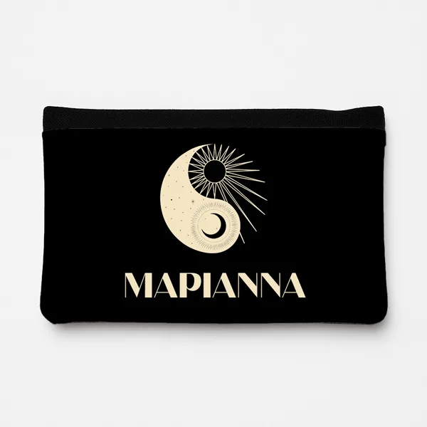 Θήκη Καπνού Δερμάτινη - Yin Yang Sun & Moon