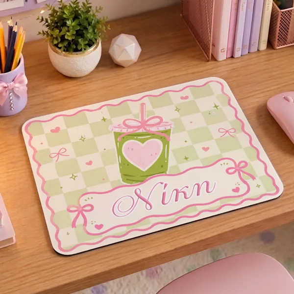 Mouse Pad Gaming - Matcha Girl με Όνομα
