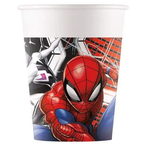 Ποτήρια πάρτυ Spiderman - World of Web (8 τεμ)