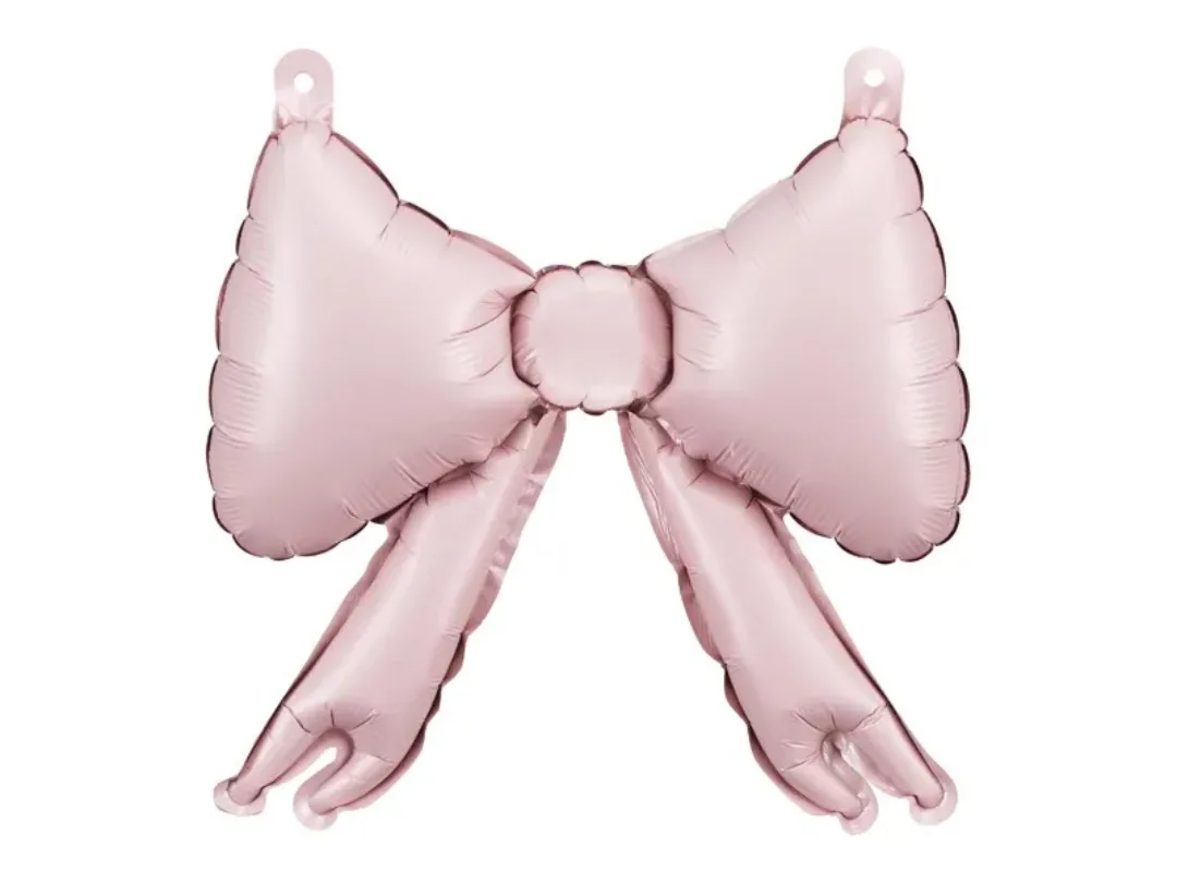 Mini Shape Μπαλόνι Ροζ Φιόγκος (5 τεμ)