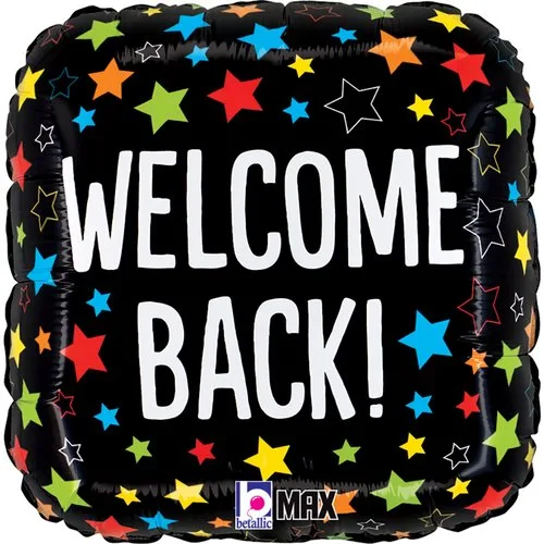 18" Μπαλόνι Welcome Back αστέρια