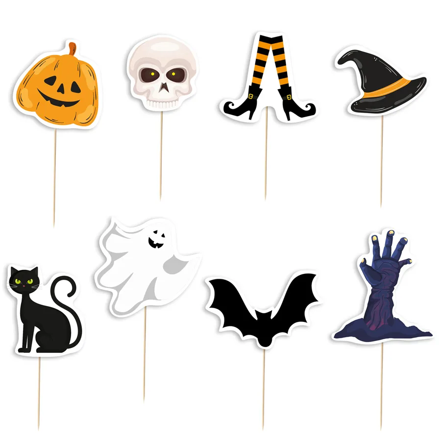 Οδοντογλυφίδες πάρτυ Halloween (8 τεμ)