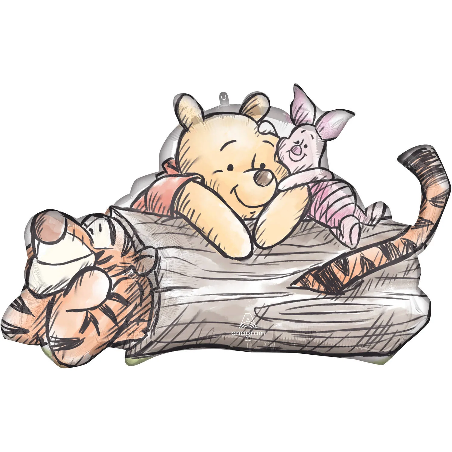 31" Μπαλόνι - Winnie The Pooh με Tigger &amp; Piglet