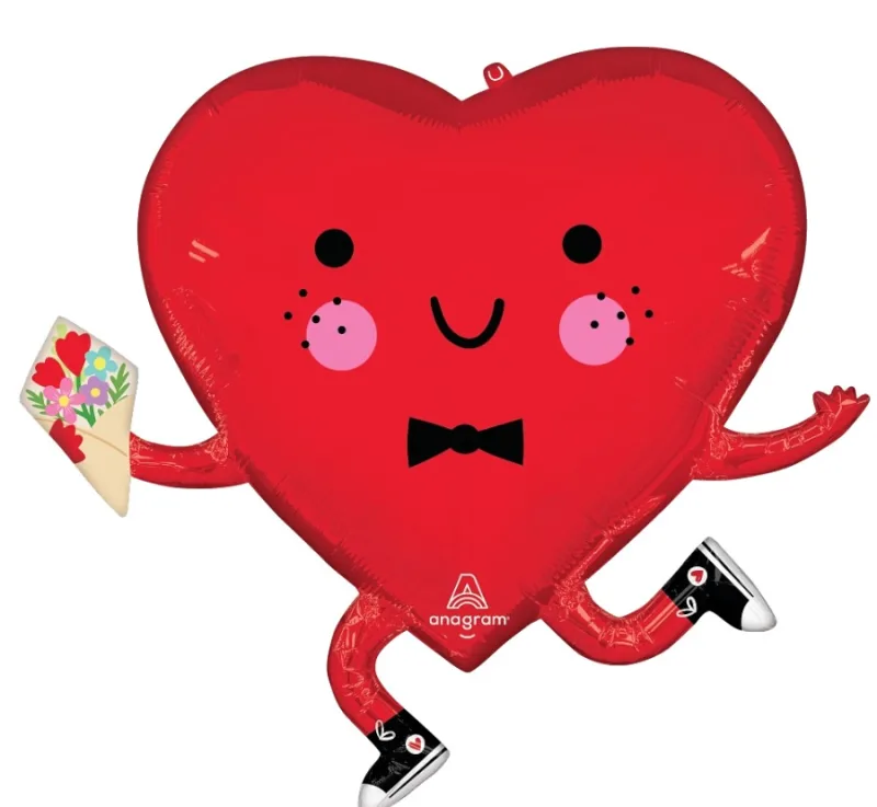 28" Μπαλόνι Happy Heart Guy
