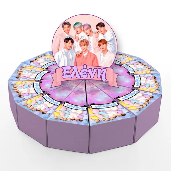 Χάρτινη Τούρτα - BTS
