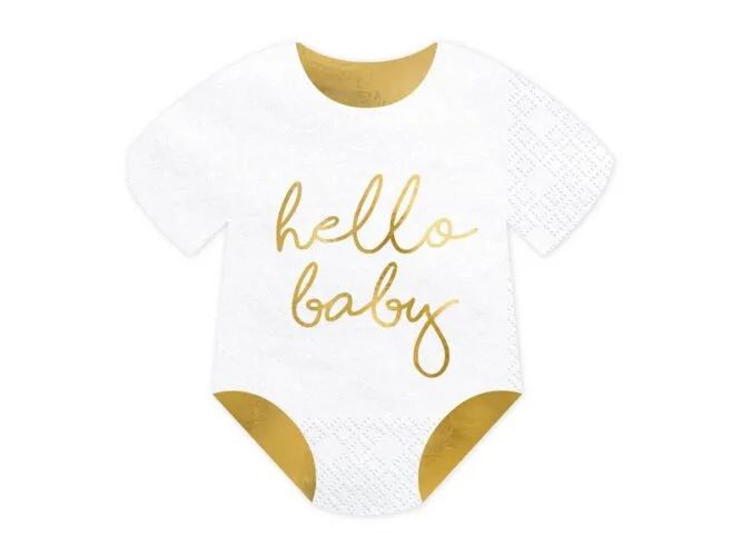 Χαρτοπετσέτες Φορμάκι μωρού Hello Baby (20 τεμ)