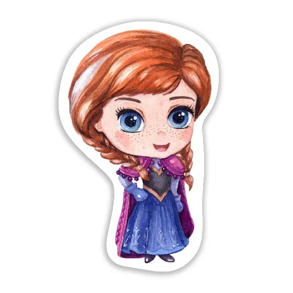 Ξύλινη διακοσμητική Φιγούρα Frozen Άννα