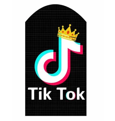 Ξύλινο διακοσμητικό Tik Tok