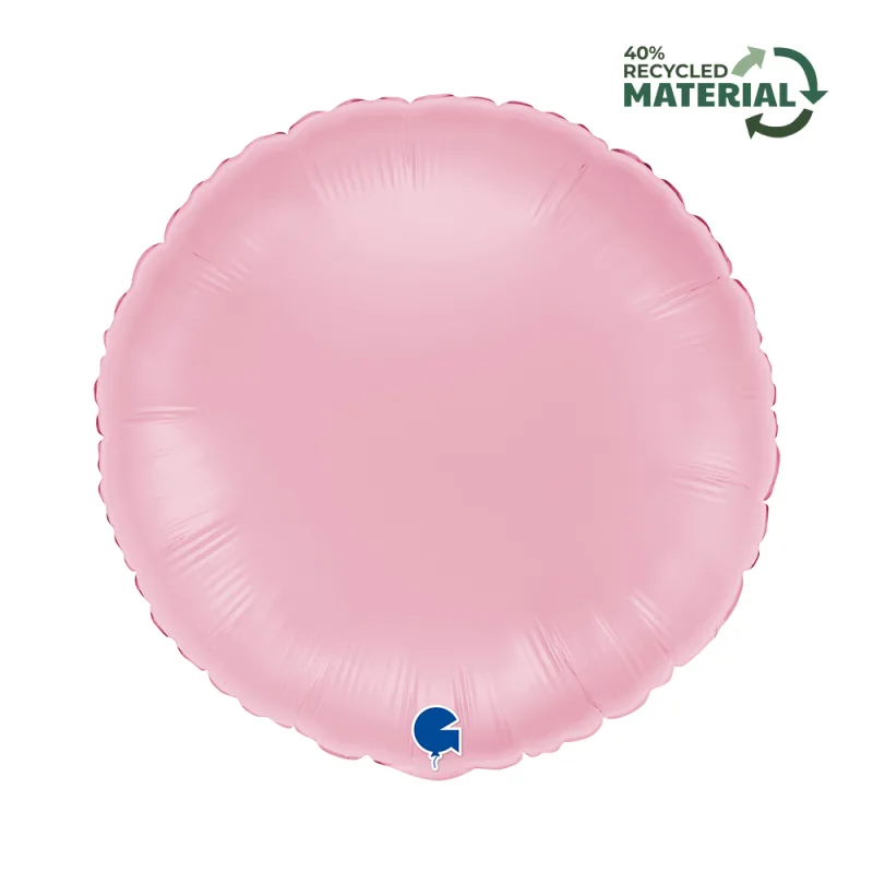 18" Μπαλόνι Pastel Pink Στρογγυλό