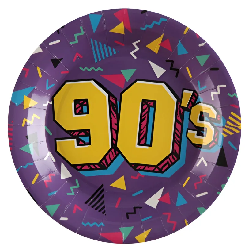 Πιάτα πάρτυ 90΄s (10 τεμ)