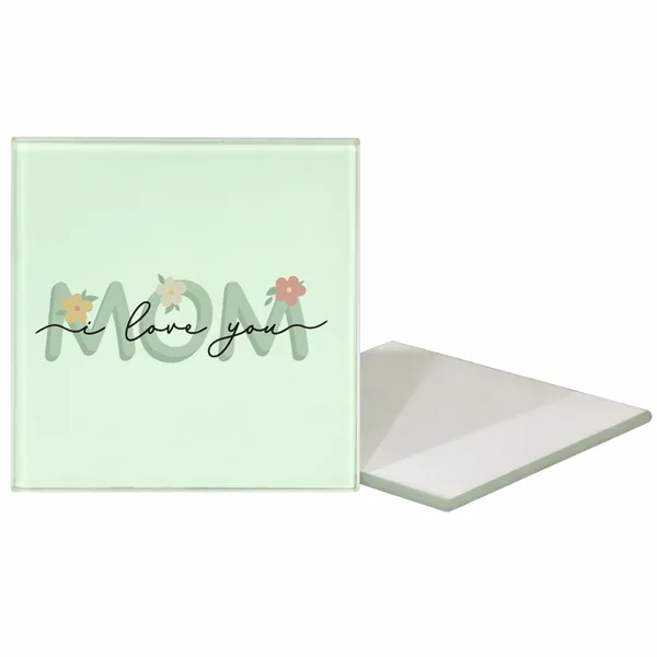 Γυάλινο σουβέρ για τη Γιορτή της Μητέρας – I Love You Mom
