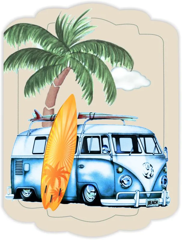Ξύλινες Φιγούρες Βάπτισης Tropical