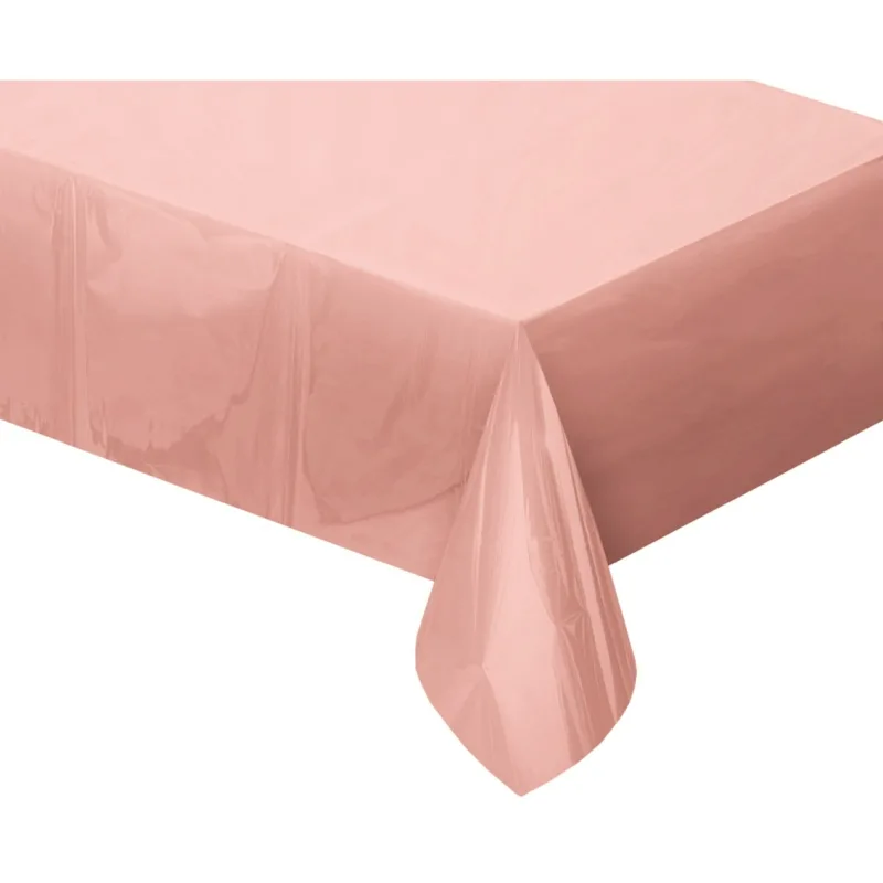 Τραπεζομάντηλο Foil Ροζ-Χρυσό Μεταλλικό (183x137cm)