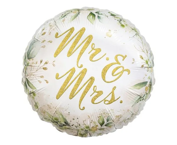 18" Μπαλόνι Mr - Mrs Κλαδί Ελιάς