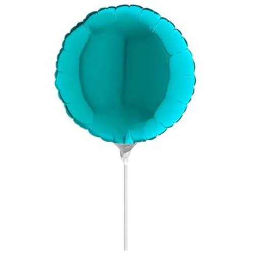 10" Mini Shape Μπαλόνι Γαλάζιο Περλέ Στρογγυλό