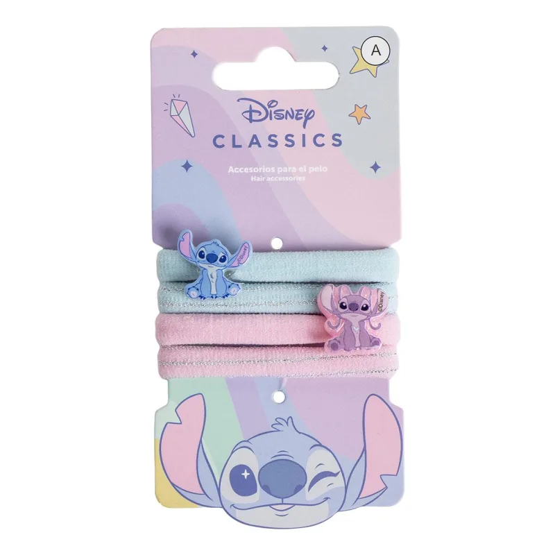 Λαστιχάκια μαλλιών Stitch &amp; Angel (4 τεμ)