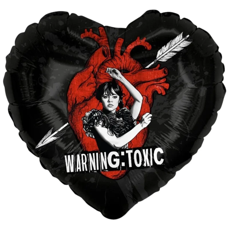 18" Μπαλόνι Wednesday Addams - Toxic