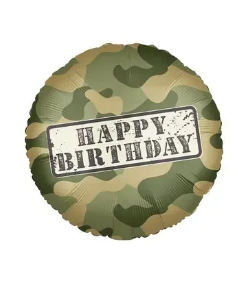 18" Μπαλόνι Παραλλαγή 'Happy Birthday'