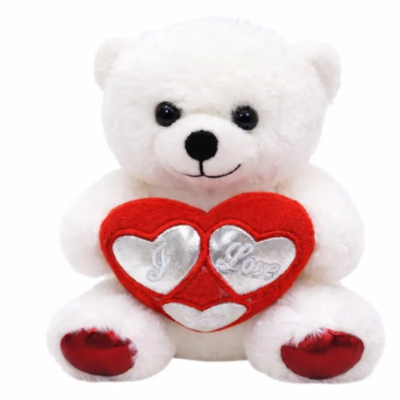 Λούτρινο Αρκουδάκι I Love You 16cm