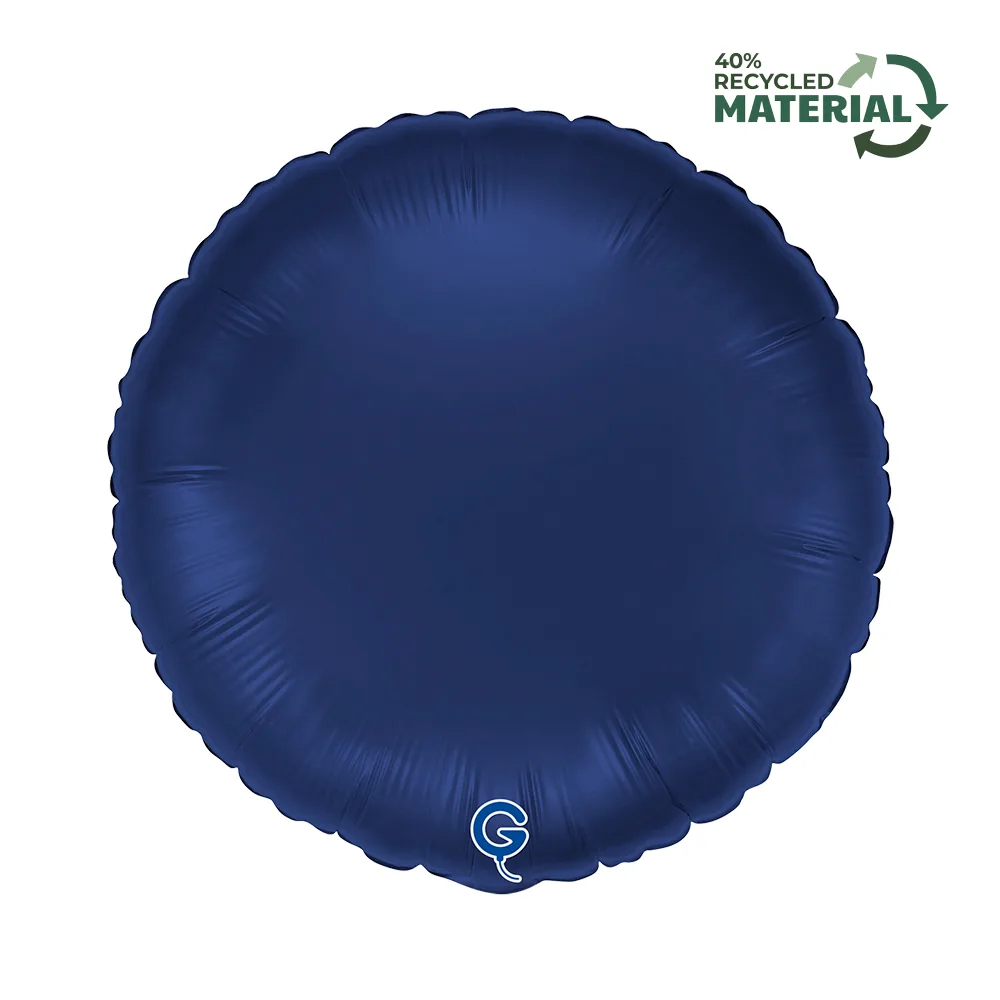 18" Μπαλόνι Μπλε Navy Στρογγυλό
