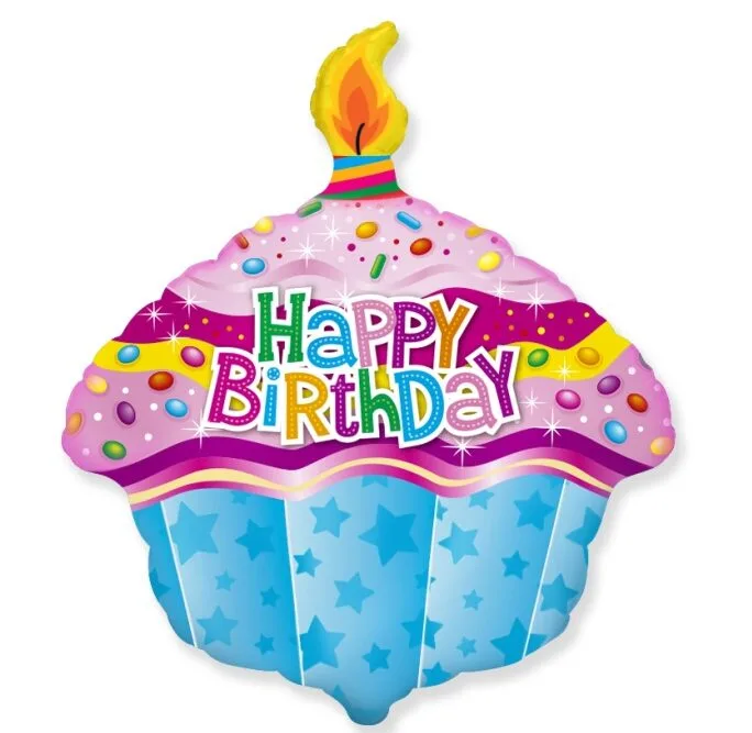 24" Μπαλόνι Muffine Happy Birthday