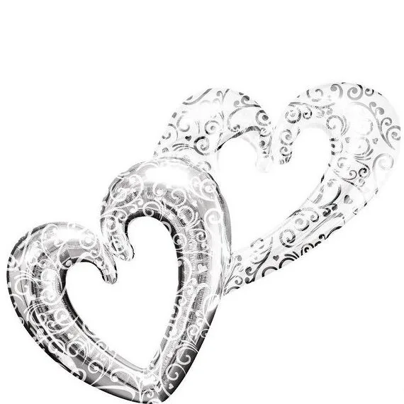 53" Μπαλόνι Entwined Hearts