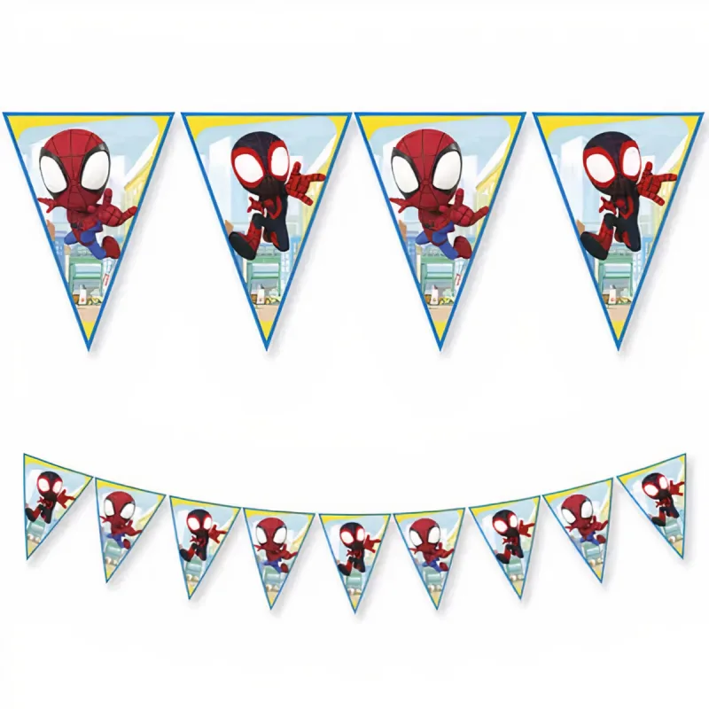 Τριγωνικά Σημαιάκια Spidey &amp; His Amazing Friends (230cm)