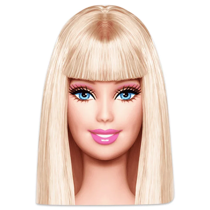 Ξύλινη διακοσμητική φιγούρα Barbie