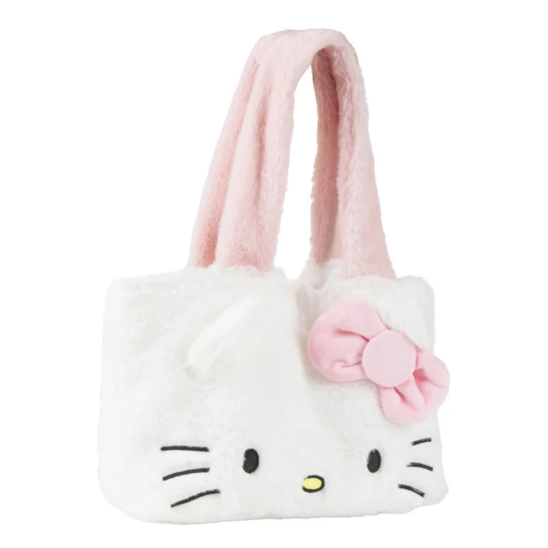 Βελούδινη Τσάντα Shopping Hello Kitty