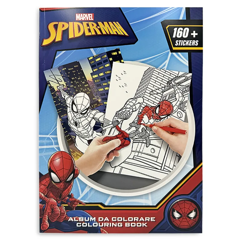 Βιβλίο Ζωγραφικής - Spiderman (30 Φύλλα)