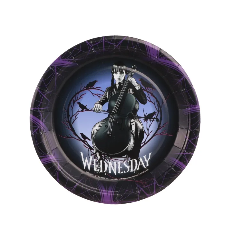 Πιάτα Γλυκού Wednesday Addams (8 τεμ)