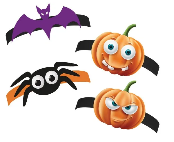 Χάρτινη Κορδέλα Halloween (4 τεμ)