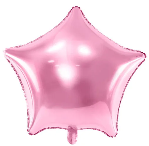 18" Μπαλόνι Baby Pink αστέρι