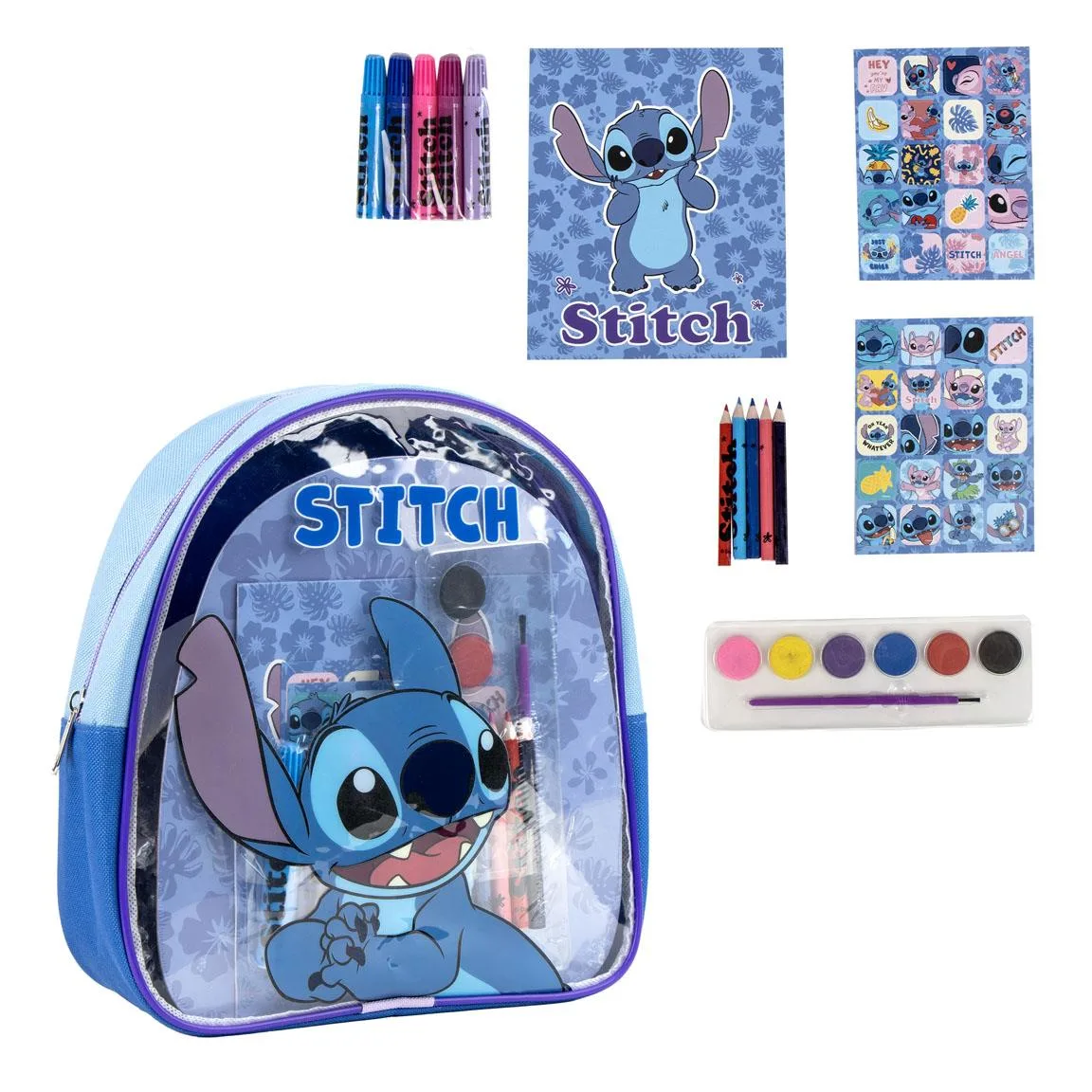 Τσάντα με σετ ζωγραφικής Stitch
