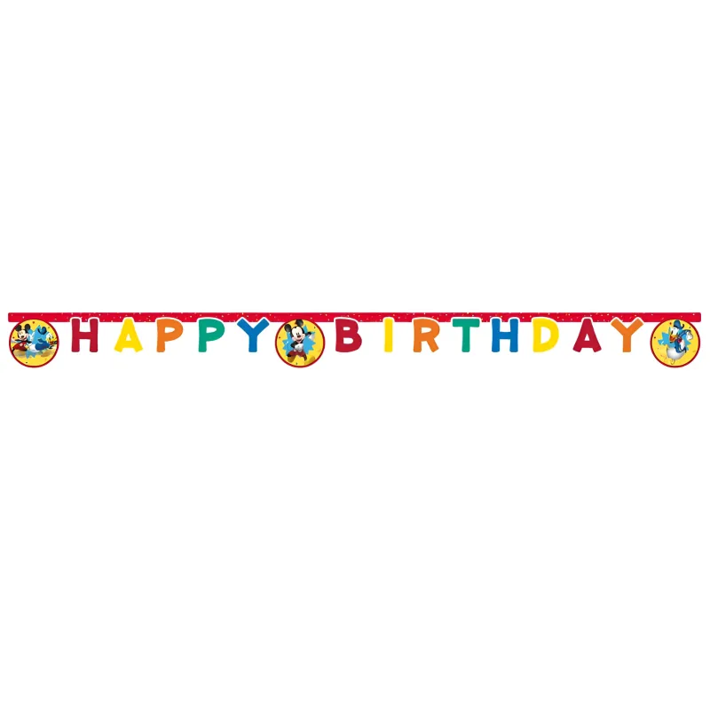 Γιρλάντα Happy Birthday Mickey (200 cm)