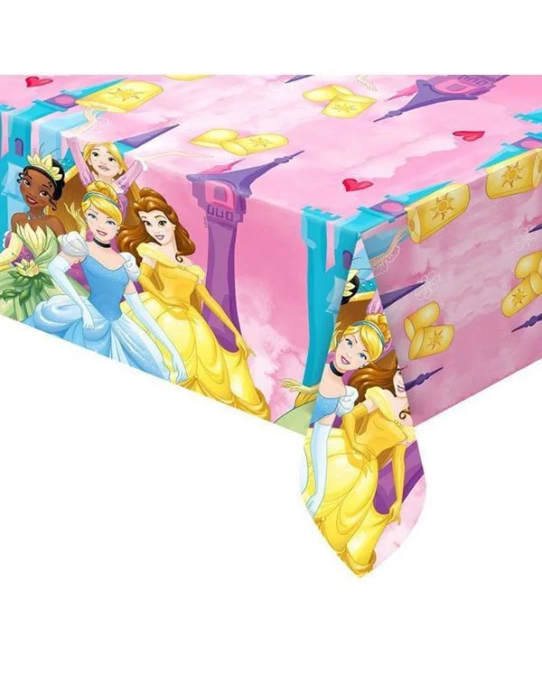 Τραπεζομάντηλο Πριγκίπισσες Disney - πλαστικό (180x120cm)