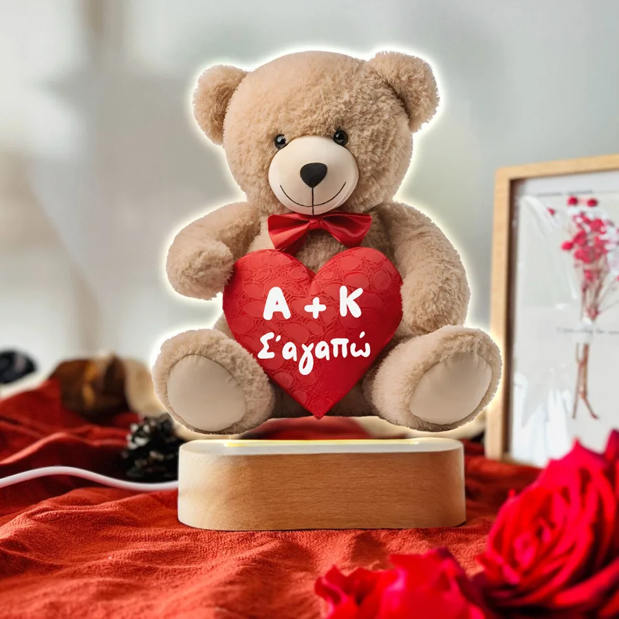 Φωτιστικό led με βάση - Teddy Love