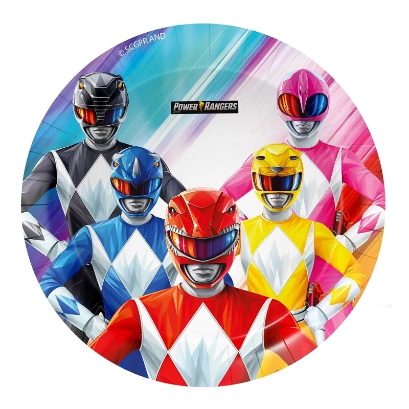 Χάρτινα Πιάτα – Power Rangers (8 τεμ)