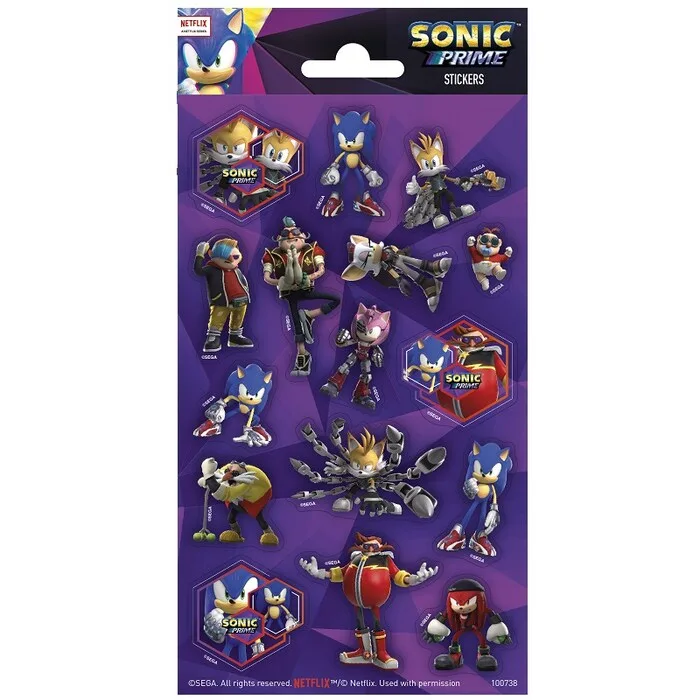 Αυτοκόλλητα Sonic (16 τεμ)