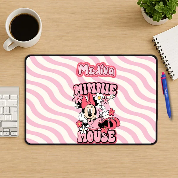Mouse Pad Gaming - Minnie Mouse Με Όνομα