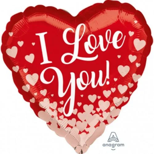 18" Μπαλόνι Καρδιά Rose Gold Hearts