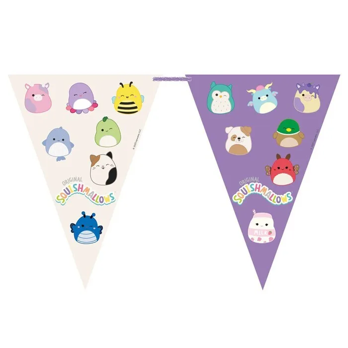 Τριγωνικά Σημαιάκια Squishmallows (230cm)
