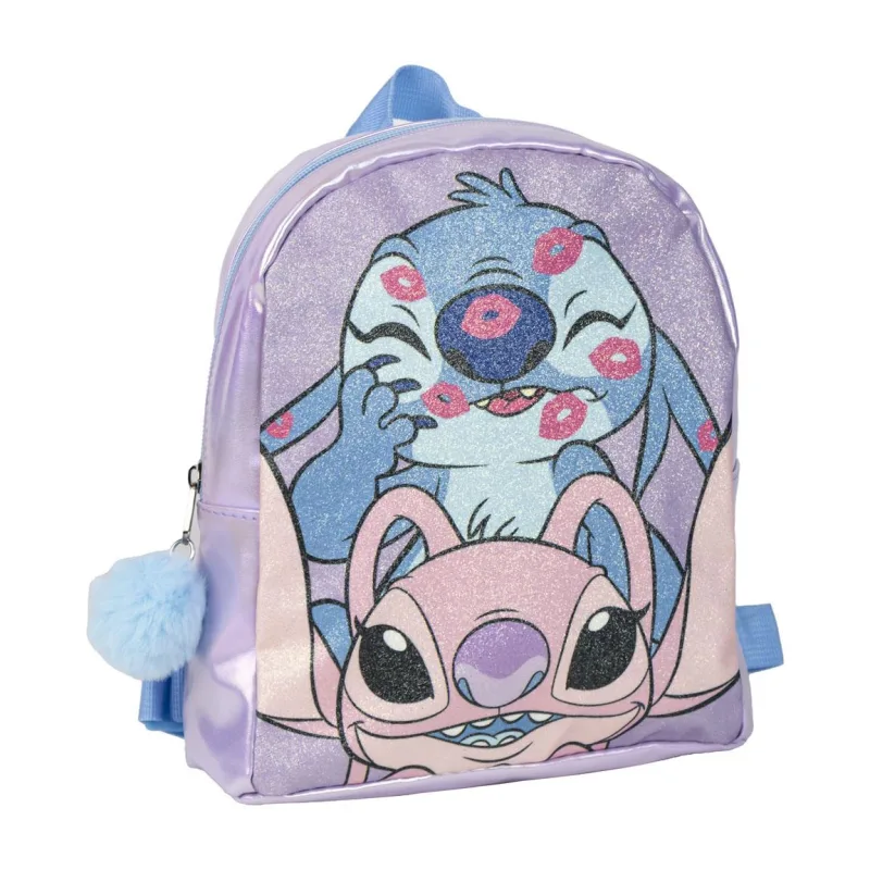 Λιλά Τσάντα νηπιαγωγείου Stitch &amp; Angel
