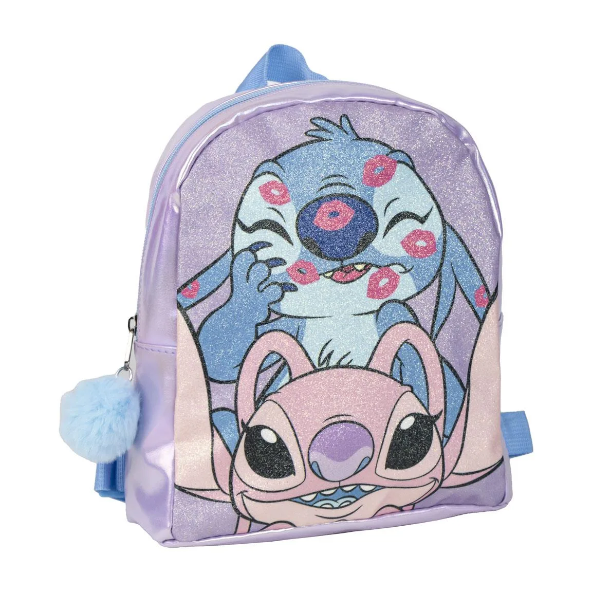 Λιλά Τσάντα νηπιαγωγείου Stitch &amp; Angel